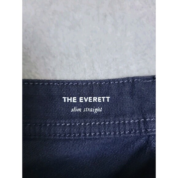 Adriano Goldschmied Pants Mens 38x34 (40x32) Everett Slim Straight Navy Blue - Picture 9 of 14